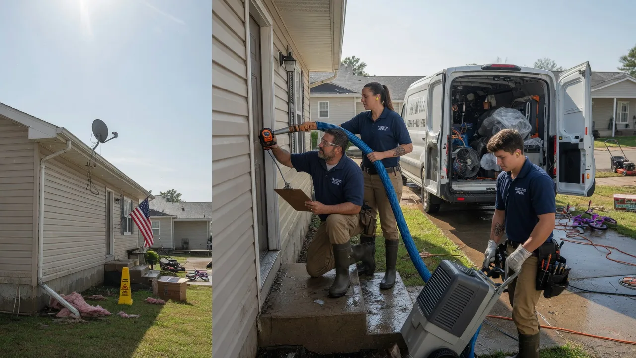 Ceiling Water Damage Restoration in Blunt, SD near me